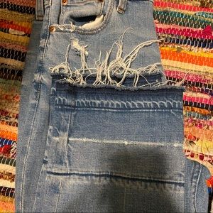Abercrombie High Rise Ankle Straight Curve Love